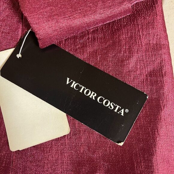 Vintage Victor Costa  Ruffle Cocktail Party Formal Jacket W/ Tie  NWT 10 - Picture 12 of 12